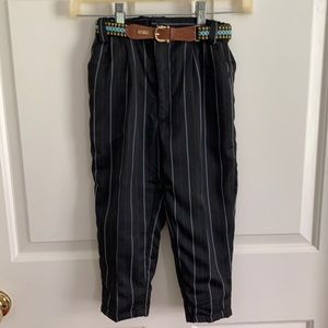 Great Flamingo Black/Gray/Red Lined Pants Sz 4